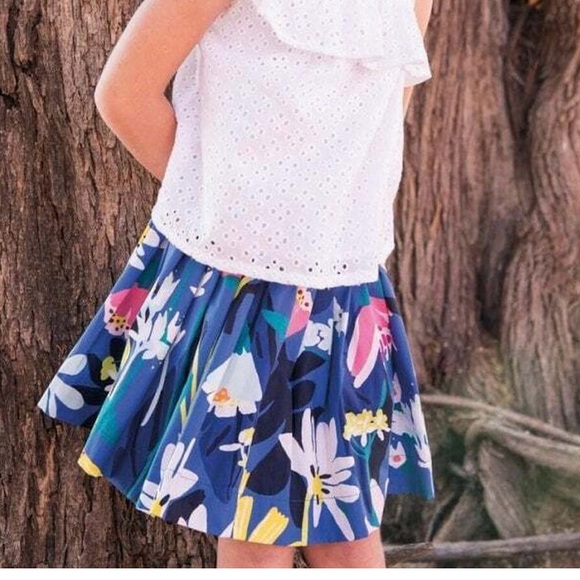 Catimini girls floral skirt size 6 - Picture 2 of 5